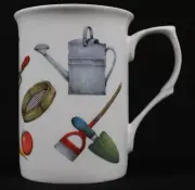 Bone China Mug Gardening Garden Tools Vegetables