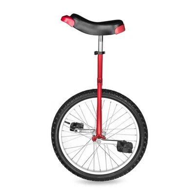 Yescom 20 In Wheel Outdoor Unicycle Fitness Exercise Balance Training, Red