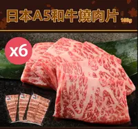 在飛比找鮮拾優惠-【日本和牛】 日本頂級A5和牛燒肉片100gX6盒(肉質鮮嫩