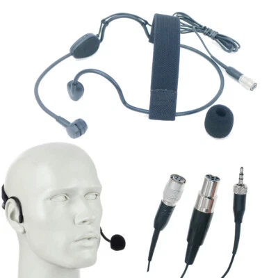 ATW73 Cardioid HeadWorn Microphone For Shure Sennheiser AKG Audio Condenser Mic