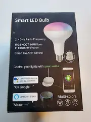 Smart Life LED Bulb 2.4 GHz Radio Google Voice & Alexa Controlled A++ 900 Lumens