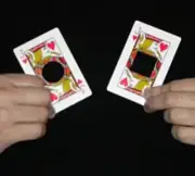 MAGIC TRICK & ILLUSION : SQUARE CIRCLE CARD TRANSFORMATION - VISUAL CARD EFFECT