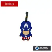 NEW MINI CAPTAIN AMERICA/CA MARVEL AVENGERS NAME TAG, ID LABLE FOR LUGGAGE, BAG