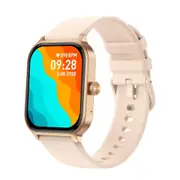 1.93 Inch Colour Screen Smart Watch Support Bluetooth Call / Health Monitoring Gold Smart Watches
