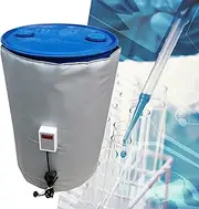 Chemical Barrel Heater 55-Gallon Drum Heater with Adjustable Digital Thermostatic Controller,Bucket Heater for Petroleum, Chemical, Food and Machinery,B