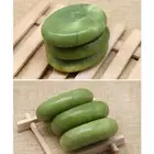 Olive Natural Jade Stone for Facial Body Hot Stone Spa Massage Skin Care 6 x 8cm