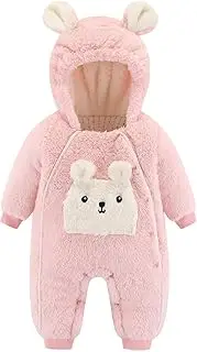 [KEOYA] Baby Snowsuit Infant Boys Girls Winter Warm Jumpsuit Thick Hooded One Piece Snow Wear Romper