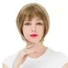 28CM Lolita Short Straight Mix Blonde Ombre Fashion Synthetic Cosplay Wig Hair