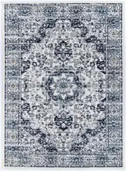 Alpes Transitional Navy & Multi Rug