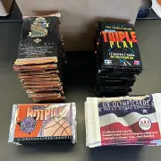 20x Unopened Basketball Packs, 25 Unopened Olympic Cards And 40x Unopened Mlb