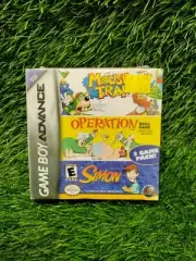 Mouse Trap / Operation / Simon (Nintendo Game Boy Advance GBA, 2005) NEW SEALED