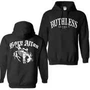 Black Pullover Ruthless Hoodie pure cotton