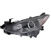 DEPO Black Headlight For 2014-2016 Mazda 3 Left Driver Side BPW9510L0A MA2502144 (for: Mazda)