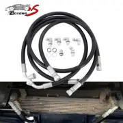 Allison Transmission Cooler Hoses For 06-10 Chevy/GMC 6.6l Duramax w/ Adapters (for: Chevrolet)