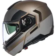 N90-3 06 Roboto 347 Sand Stone Black Matt Flip Up Helmet