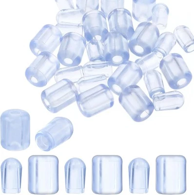 60 PCS Rubber Feet for Wire Rack Sink Rack Feet Rubber Feet for Sink Grid Kit...