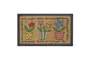 Solemate Funkey Pots 40x70xcm Themed Stylish Durable Outdoor Front Doormat