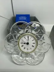 Cristal D’ Argues 1 Leaf Clock