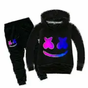 Boys Dj Kids Set Gift Age Hot Children's T-shirt Marshmello Music Boy Marshmello Dj Music Kids T-shirt Children's Sportswear Set Gift Age9-14 Hot V...