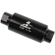 Aeromotive Inline Fuel Filter -10AN Black 5.5" Long X 2" Od. 100 Micron - ARO12324