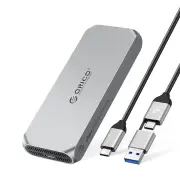 ORICO 8TB USB4 40Gbps Enclosure with Cooling Fan PCIe4.0 NVME Enclosure Aluminum Compatible Thunderbolt 3/4 for Mac PC C