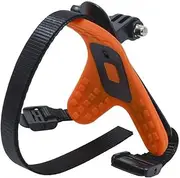 Helmet Chin Mount Holder Motorcycle Strap for GoPro Hero 9/8/7/6/5 Sports Camera，Shockproof and Anti-Skid Design, Easy Installation, ABS and Silicone Material