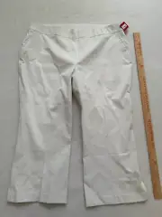 New With Tags SPANX On-The-Go Kick Flare Pants Women 3X White Stretch Pull On