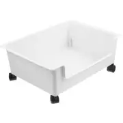 Drawer Rolling Storage Cart Cloth Bookshelf Wheels Box Kids