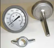 3 PCS F&C 2" BBQ SMOKER/PIT/GRILL THERMOMETER TEMP GAUGE