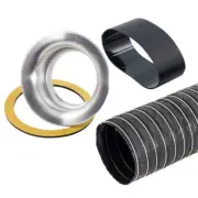 APS Cold Air Feed Kit (102mm, Silver) - Air Intake / Brakes / Cockpit Cooling