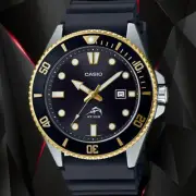 Casio MDV-106G-1A Men's Black Gold Diver Watch Duro 200M Analog Sports New 2020
