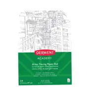 Derwent Academy Craft/Art 25 Sheet Tracing Paper Pad A4 Portrait Orientation