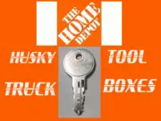 HD01 HD1 Key Replacement Home Depot Husky Truck Tool Box ONE KEY GET LOST KEYS!