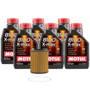 6L Motul 8100 X-MAX 0W-40 Wix Filter Motor Oil Change Kit For LR3 Volvo API SN (for: Volvo)
