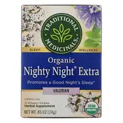 Traditional Medicinals Teas Traditional Medicinals Organic Tea, Nighty Night Valerian 16 Bags (Pack of 1)