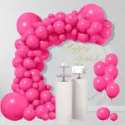 Hot Pink Balloons 18 12 5 Inch, 85pcs Hot Pink Balloon Garland Arch Kit