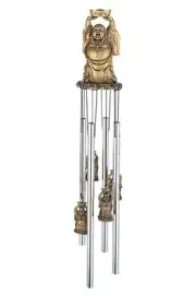 StealStreet SS-G-41689 Wind Chime Round Top Buddha Hanging Garden Porch Decor...