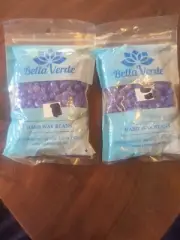2 Bella Verde Wax Beans - HARD WAX Beads for melting into Hot Wax (3.5 oz) X 2