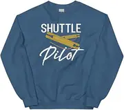 Teegarb Letter Blanket Novelty Shuttle Pilot Sew Quilt Patching Patchworking Needlework Humorous Indigo Blue