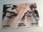 2019 Topps Historic Through Lines 5x7 Duke Snider Cody Bellinger HTL45 13/49