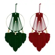 Macrame Wall Hanging Woven Tapestry Bohemian Fringe Chic Ornaments Handmade