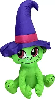 4ft Gemmy Airblown Inflatable Prototype Halloween Baby Troll #550498