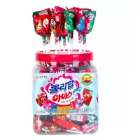 在飛比找蝦皮購物優惠-韓國 LOTTE 樂天 洛麗波 什錦果味棒棒糖創意造型糖果零