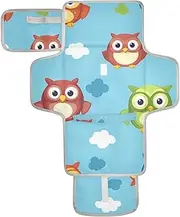 Reusable Changing pad for Baby with Tissue Pocket Portable Changing pad for Baby for Girl & Boy