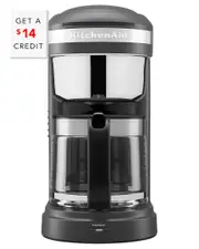 KitchenAid 12-Cup Drip Coffee Maker with $14 Credit