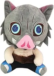 IOONCHI Anime Kamado Tanjirou Nezuko Agatsuma Zenitsu Figure Plush Plushies Bedroom Sofa Decor Stuffed Doll Toy Best Gift 7.8'' (Hashibira Inosuke)
