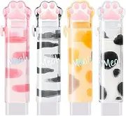 Retractable Pencil Eraser, Cute Erasers,Cat Paw Eraser,Suitable for School Home Office Supplies, 4Pcs