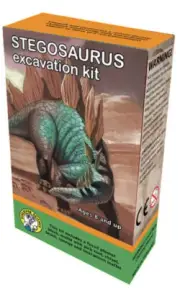 Discover Science Stegosaurus Excavation Kit - Excavate the Bones, Then Build ...