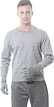 Cut-Resistant Clothing,Grade 5 Anti-Cutting Fiber Material Comfortable and Breathable,Suitable for Daily Commuting,Police Patrols,Bodyguards,Grey-S