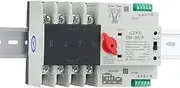 UMCNVV YCQ4-100E/4P 220V AC 8kA Din Rail ATS Switches Uninterrupted Power Dual Power Automatic Transfer Switch 63A 100A(63A)